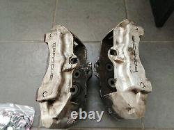 2x Brembo 18z 6 pot porsche cayenne Calipers modified radial mounting