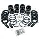 2x Front Brake Caliper Repair Kit & Pistons For Bmw 7 Series E38 (brembo 4 Pot)