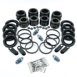 2x Front Caliper Repair Kits & Pistons For Audi RS3 8P 2011-2013 (Brembo 4 Pot)
