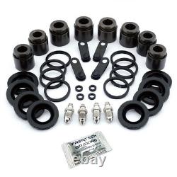 2x Rear Caliper Repair Kits & Pistons For Porsche Cayenne (92A) (Brembo 4 Pot)