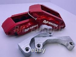 AP Racing 355MM 6 Pot Brake Calipers For Subaru Impreza GDA GDB WRX STI 01-07