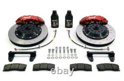 Alcon 6 Pot Front Brake Calipers Discs For Subaru Impreza GDB Spec C Type RA