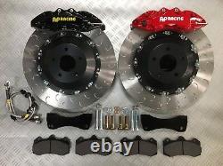 BMW E46 M3 355mm 6pot AP Racing Floating front brake kit BLACK CALIPERS