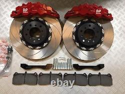 BMW M3 F80 380mm front brake kit with red AP Racing Radi Cal 6 pot calipers