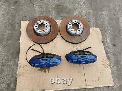 Bmw 4 Series F32 F33 M Sport Pair Of Front Brembo 4 Pot Brake Calipers Discs