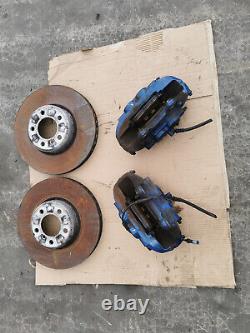 Bmw 4 Series F32 F33 M Sport Pair Of Front Brembo 4 Pot Brake Calipers Discs