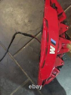Bmw 6pot m callipers red absolute perfect couple small scuffs