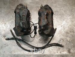 Cosworth 2wd Front Calipers 4 Pot Good Used With Goodridge Lines
