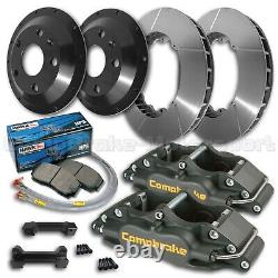 FITS Citroen C2 15 Front Brake Kit 4 Pot Calipers