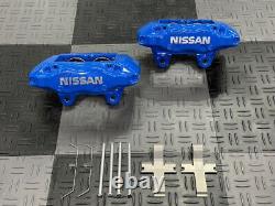 Front 4 Pot Brake Calipers For Nissan Skyline R34 GTT ENR34 Jdm 99-02