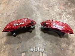 Front 4 Pot Brembo Brake Calipers For Mitsubishi Lancer Evo 7 VII 00-03