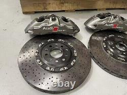 Genuine Audi carbon ceramic 6 pots calipers. Calipers only. NO DISCS