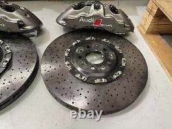 Genuine Audi carbon ceramic 6 pots calipers. Calipers only. NO DISCS