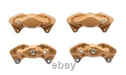 Gold Rear 2 pot Brake Calipers For Subaru Impreza VAB VAF WRX STI Brembo 15-20