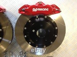 Honda S2000 330mm front brake kit with AP Racing 4 pot calipers