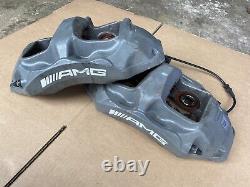 Mercedes C43 C63 Amg W205 6 Pot Brembo Front Brake Calipers Pads 2015-2018