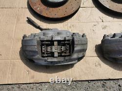 Mercedes C Class W205 2018 C300 Pair Of Front Brake Calipers 4 Pot With Discs