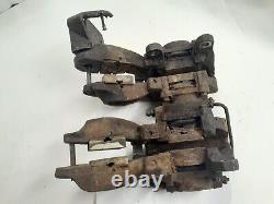 Pair Of Jaguar Dunlop Early E Type 420 Rear Hand Brake Calipers Detachable Pot