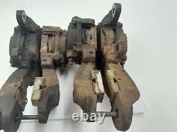 Pair Of Jaguar Dunlop Early E Type 420 Rear Hand Brake Calipers Detachable Pot