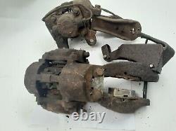 Pair Of Jaguar Dunlop Early E Type 420 Rear Hand Brake Calipers Detachable Pot