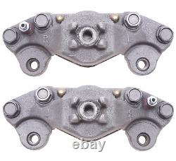 Pair of Rear 2 Pot Brake Calipers For Subaru Impreza GC8 Coupe WRX STI 92-00