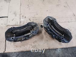Porsche Cayenne 92a 2011 3.0 Tdi Pair Of Front Brembo 6 Pot Brake Calipers