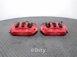 Porsche Cayenne 958 2010 To 2014 3.0 Diesel Brembo 4 Pot Red Rear Brake Calipers