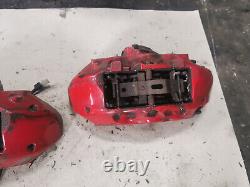 Range Rover Sport L494 2014 Pair Of Front 6 Pot Brembo Brake Calipers Red