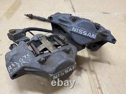 Rear 2 Pot Brake Calipers For Nissan Skyline R33 GTS ECNR33 Jdm 1995-1998