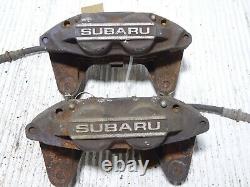 Subaru Impreza Classic Front 4 Pot Brake Caliper Set Gc8 Gf8 Left Right Front
