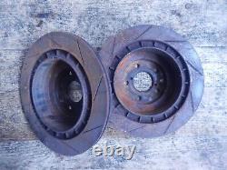 Subaru Impreza Legacy Forester Wrx Sti Rear 2 Pot Brake Calipers Discs