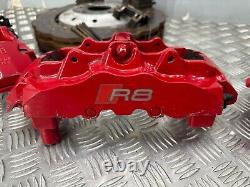 Ensemble de freins Brembo Audi R8 Gen 2 4S : étriers avant à 8 pistons et arrière à 4 pistons