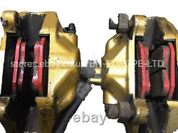 Étriers de frein arrière Brembo à 2 pistons dorés pour Subaru Impreza GDB WRX STI 01-07