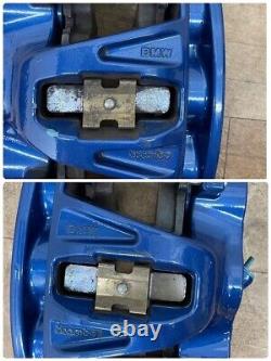 Étriers de frein avant à 6 pistons BMW M5 M6 F10 F12, plaquettes bleues 12-16 M Sport Power