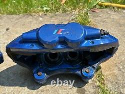 Paire d'étriers avant Brembo 4 pistons BMW M Sport 340mm bleu F30 F20 E90 E82 135i 240