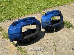 Paire d'étriers avant Brembo 4 pistons BMW M Sport 340mm bleu F30 F20 E90 E82 135i 240