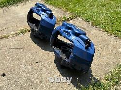 Paire d'étriers avant Brembo 4 pistons BMW M Sport 340mm bleu F30 F20 E90 E82 135i 240