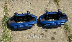 Paire d'étriers avant Brembo 4 pistons BMW M Sport 340mm bleu F30 F20 E90 E82 135i 240