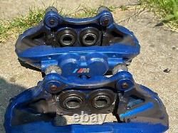 Paire d'étriers avant Brembo 4 pistons BMW M Sport 340mm bleu F30 F20 E90 E82 135i 240