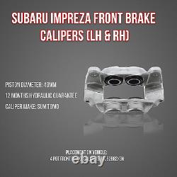 Pour Subaru Impreza Étrier de Frein Avant 40mm 1993-2005 BRC62882/3N 4 Pistons